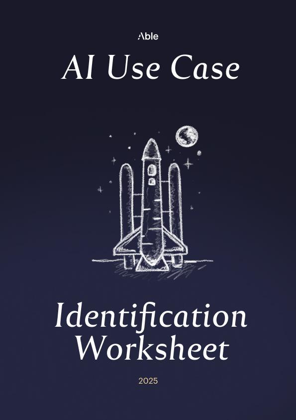 AI use case identification worksheet