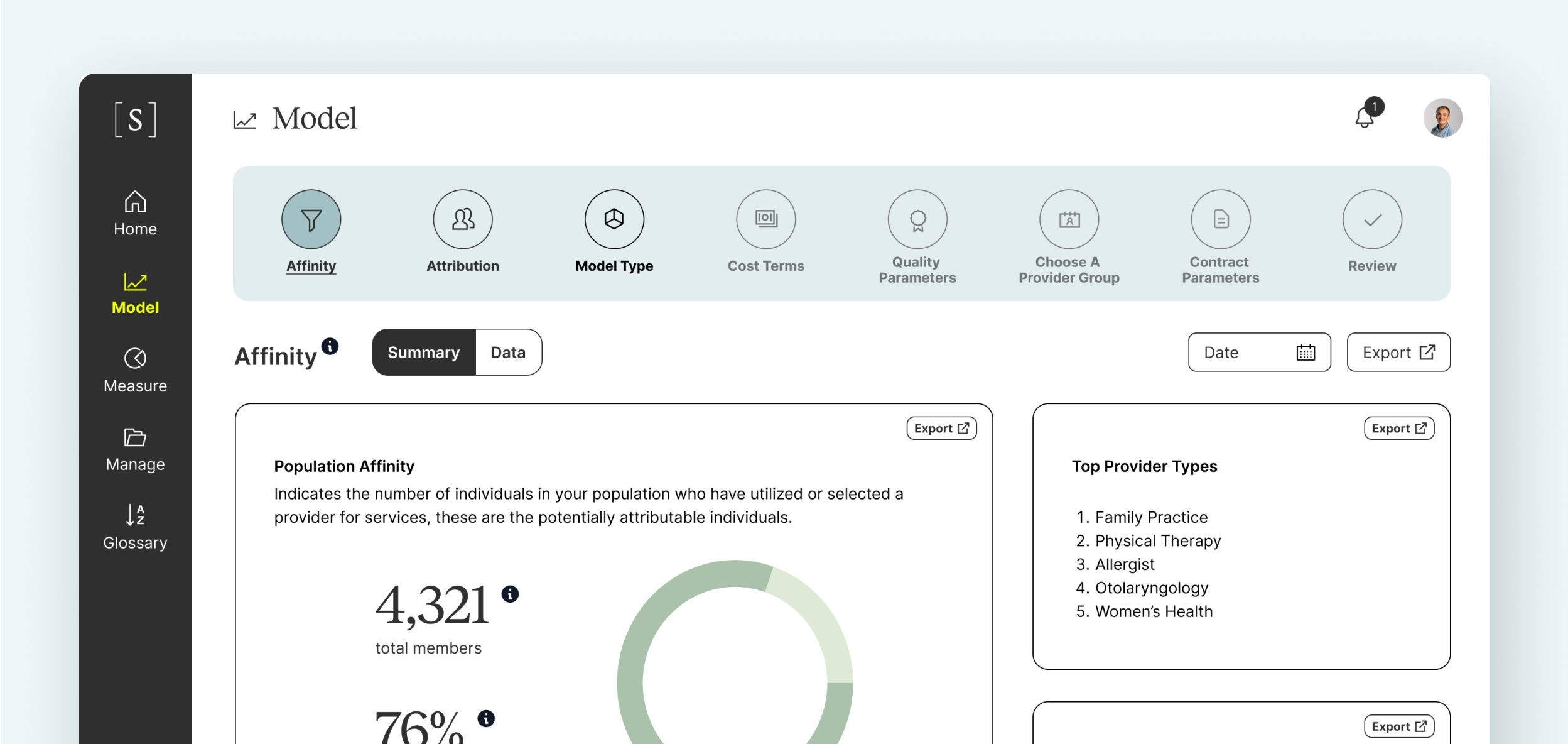 Syntax software interface is shown, to demonstrate the Model feature